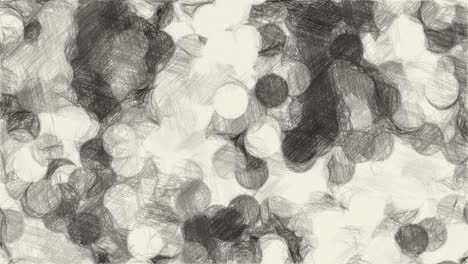 dibujo en blanco y negro de fondo abstracto