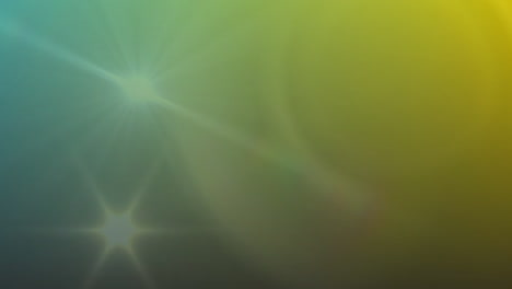 animación de destellos de lentes en movimiento contra un fondo de gradiente