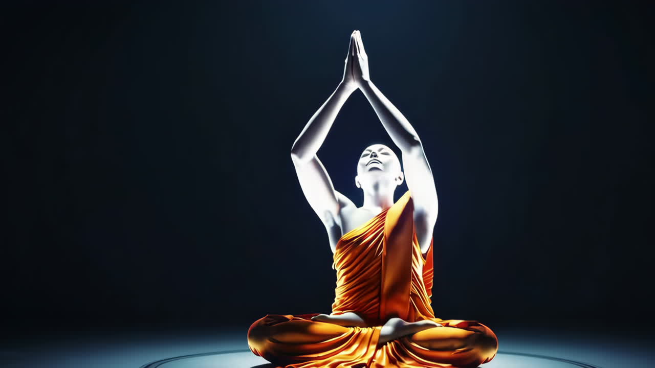 la meditación budista pacífica