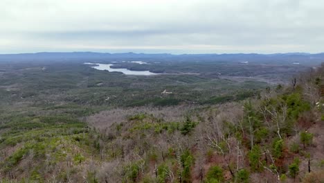 Lago-James-Nc,-Carolina-Del-Norte-Antena-Cerca-De-Morganton-Nc,-Carolina-Del-Norte