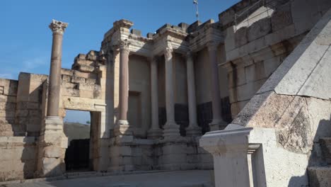 antiguas ruinas arqueológicas beth shean beit shean israel tierra santa oriente medio