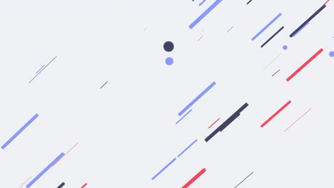 animación en bucle de fondo de líneas multicolores de neón redondeadas, animación en 2d de líneas horizontales que fluyen a través de la pantalla.