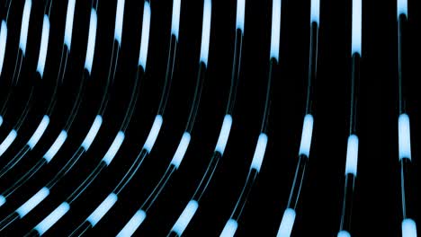 patrón de luz azul abstracto en fondo negro