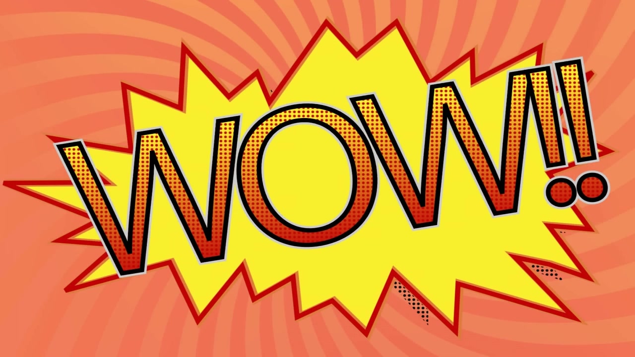 Animated Comic Book Style Sound Effect Graphics