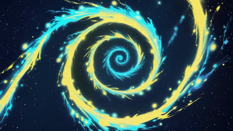 cosmic spiral vortex