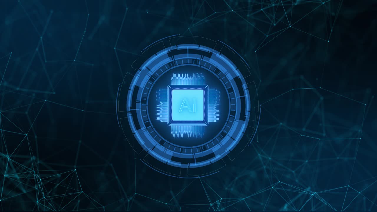 Hitech metaverse abstract network background ai big data flow design tech data speed blockchain