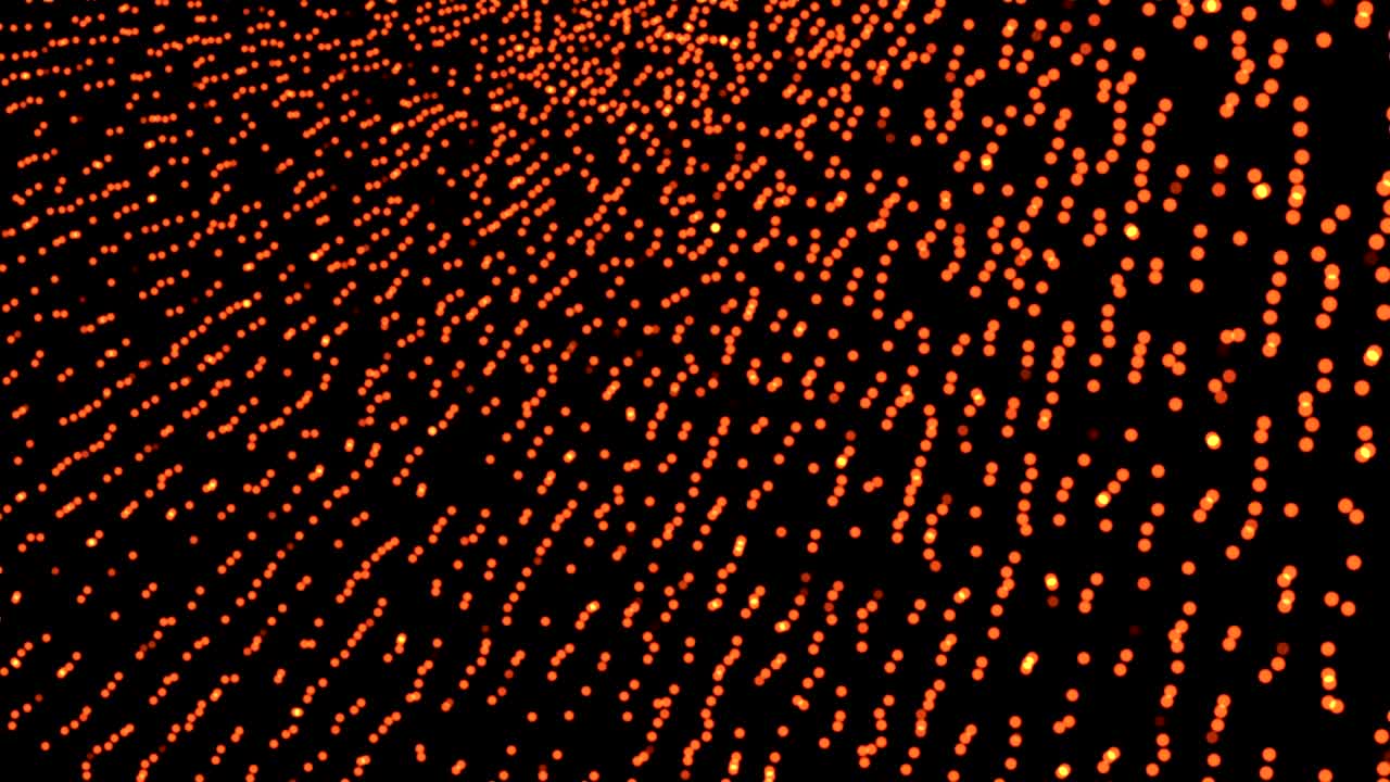 abstracto bokeh de fondo partículas de baile dorado dorado