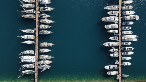 marina moored yachts