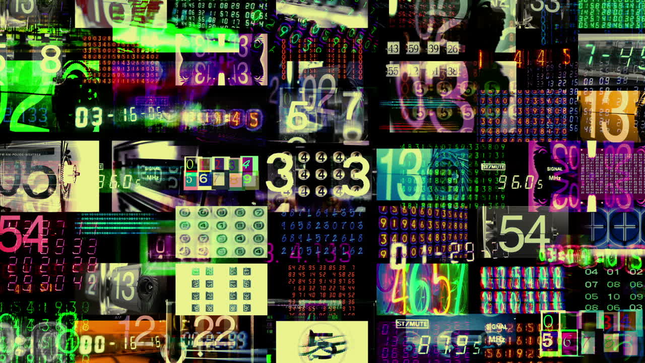 colección de números 0 10