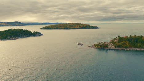 A-drone-shot-of-an-Iron-ore-doc-on-one-of-the-great-lakes