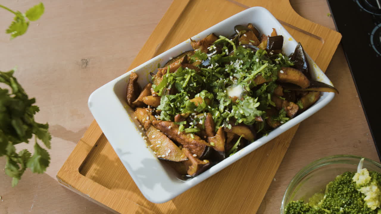 Delicious Eggplant and Chicken Dish