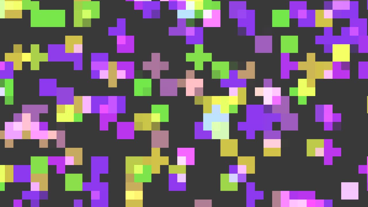 Gradient colorful small pixels pattern