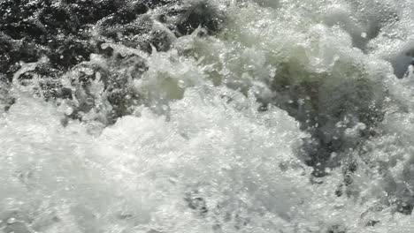 venta river rapid close up, the widest waterfall in europe in sunny autumn day, located in kuldiga city, latvia