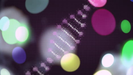 Animating-DNA-strand-and-glowing-circles-on-dark-background