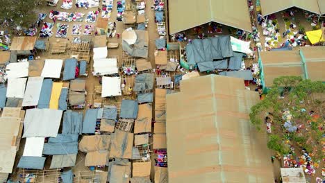 aerial view of rural kenya- loitokitok sub urbs of nairobi, kenya