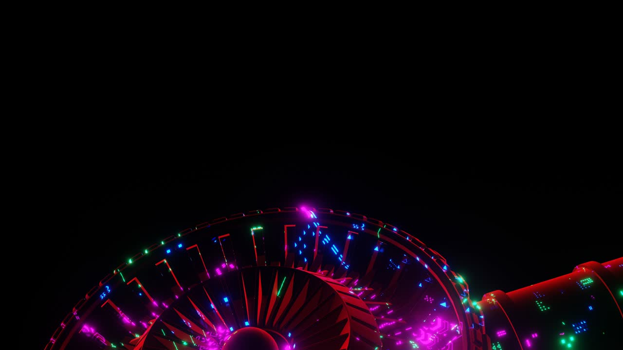 날아다니는 ufo 생성자 vj 루프