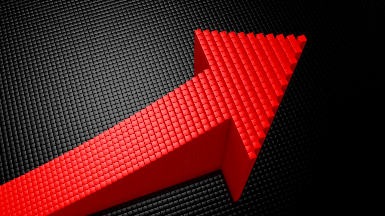 las cajas formaron una flecha