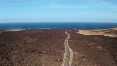 the road to the sea - lanzarote road to the ocean