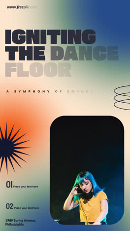 igniting the dance floor - event poster