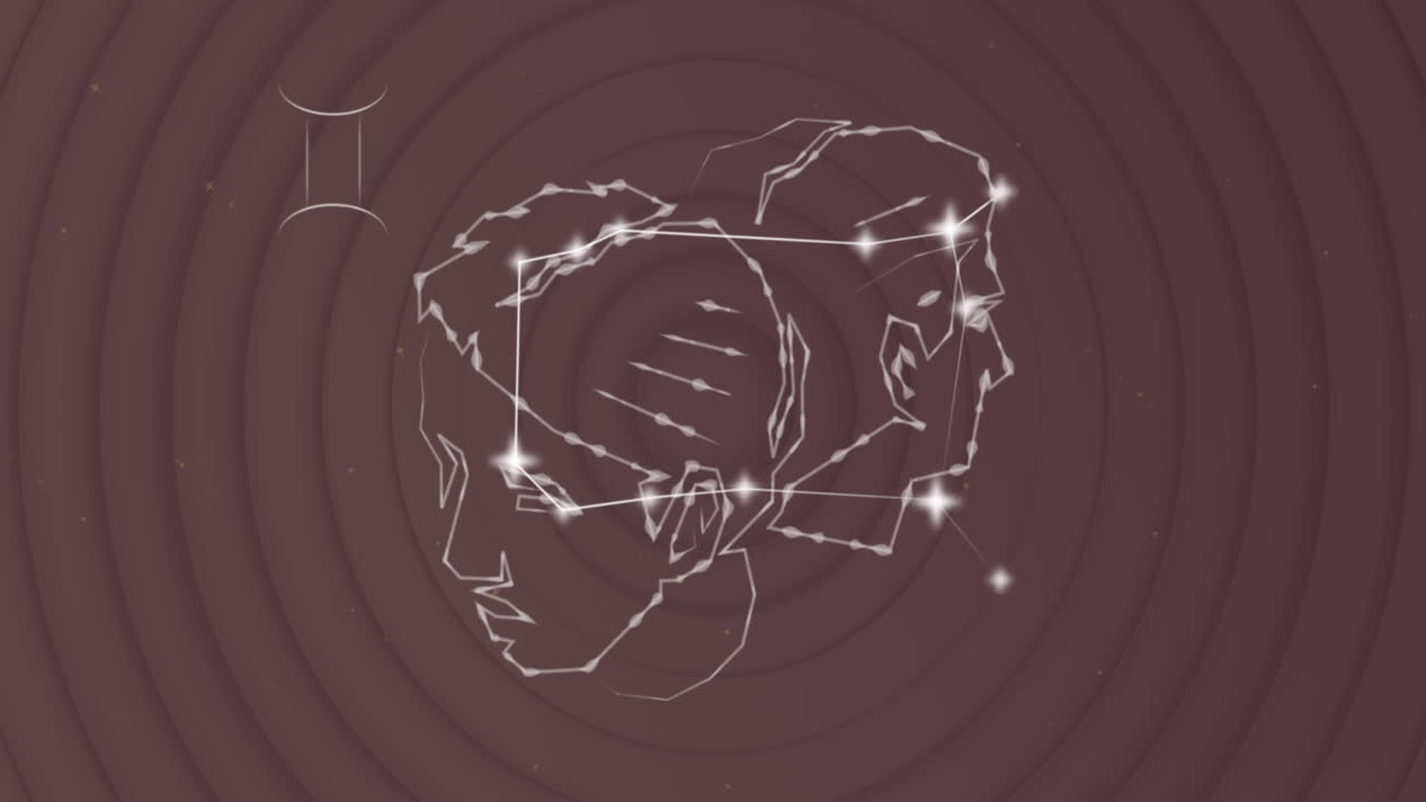 반 ⁇ 이는 별들과 함께  ⁇ 둥이 별 표지판의 애니메이션