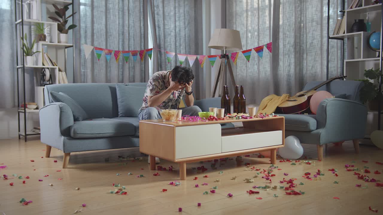 después de la fiesta.