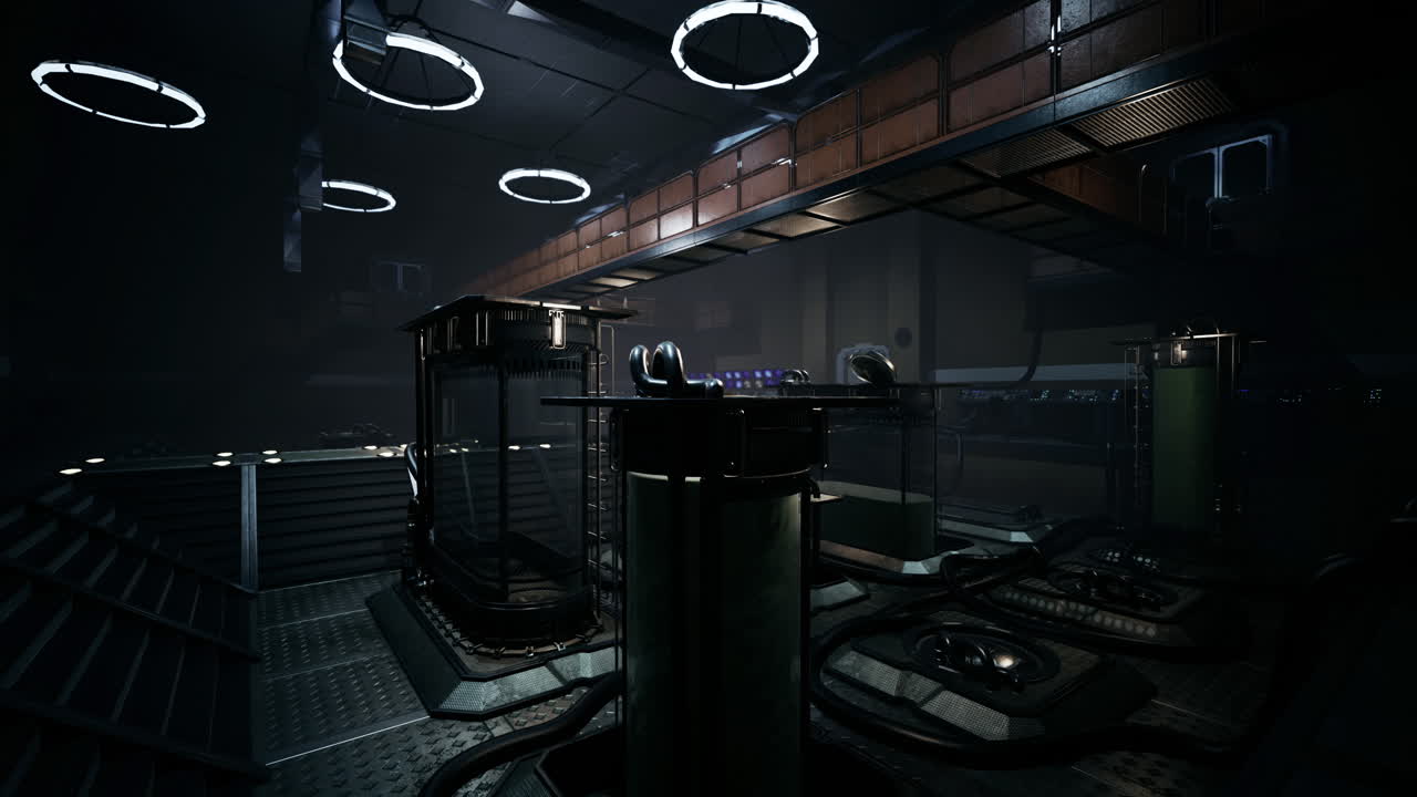 Futuristic Laboratory Interior