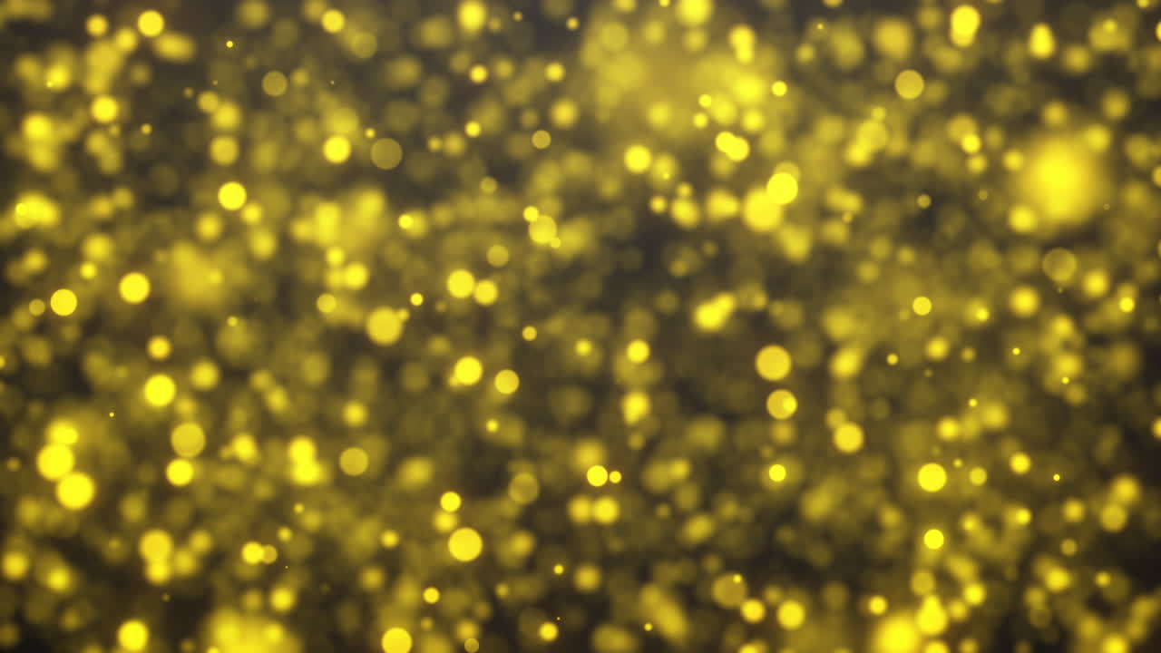 partículas douradas fundo bokeh