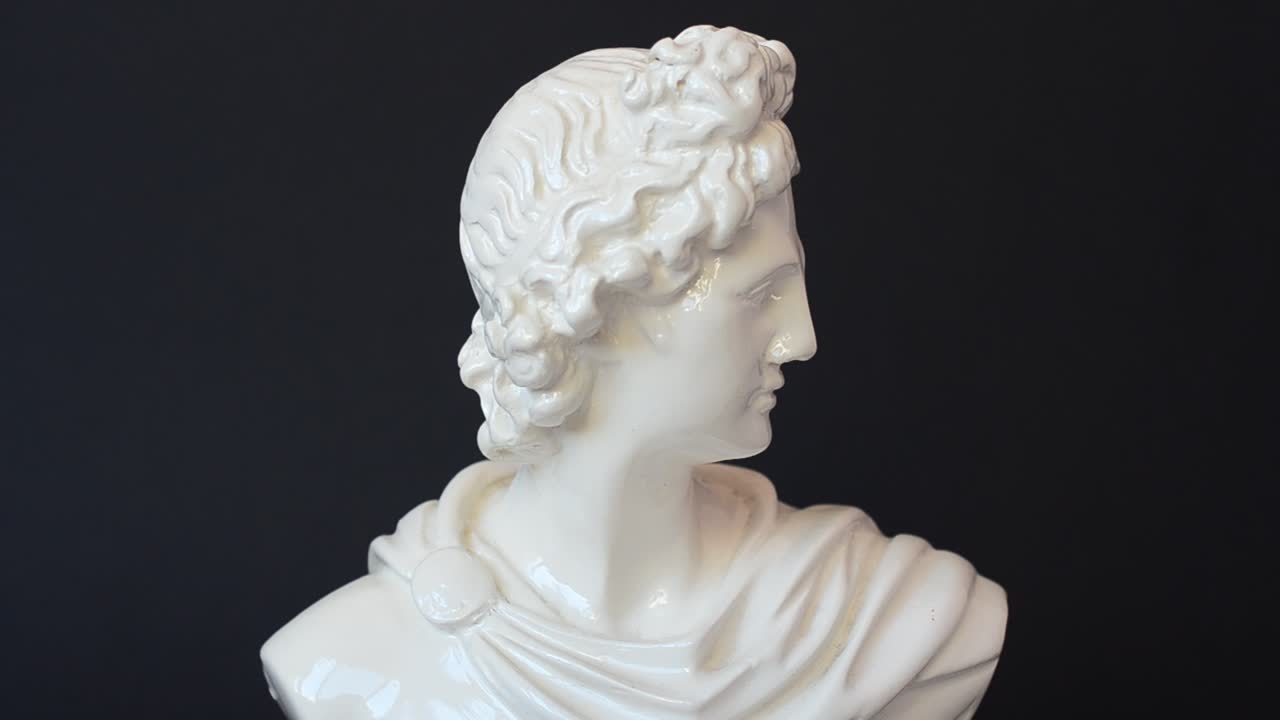 Buste af personen. Optagelse af en figur