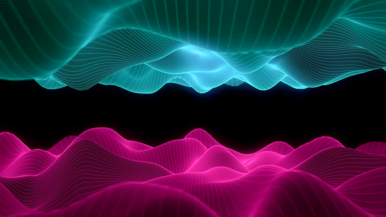 4k cuadrícula abstracta ondulada.