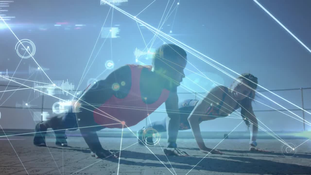 야외 운동을 하는 여성과 남성에 대한 연결 네트워크의 활성화