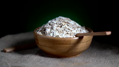 harina de avena que se puede girar en bucle