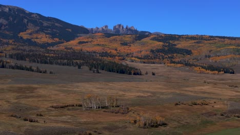 autumn landscape in colorado mountains