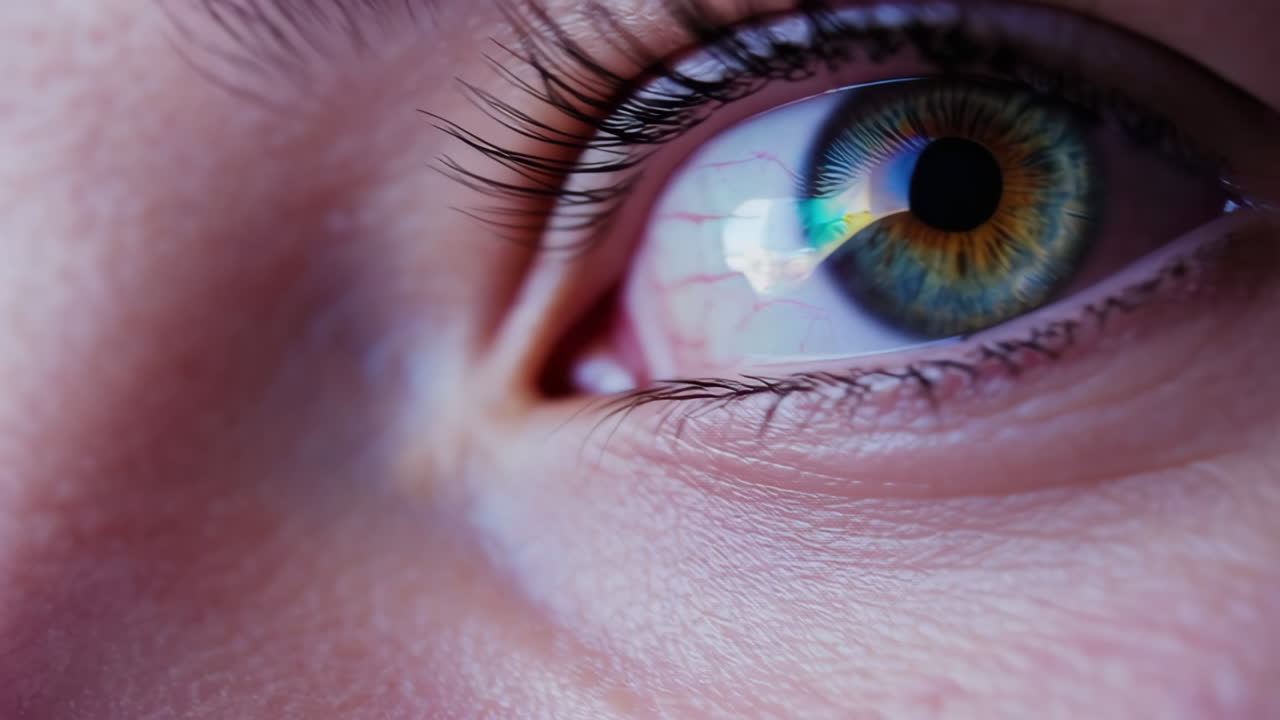 primer plano de un ojo humano
