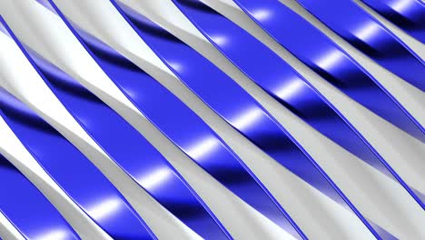 conjunto de 5 líneas giratorias 3d giratorias con diferentes fondos de color. animación de bucle de telón de fondo 4k.