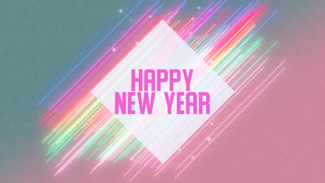 Happy-New-Year-with-neon-rainbow-pattern