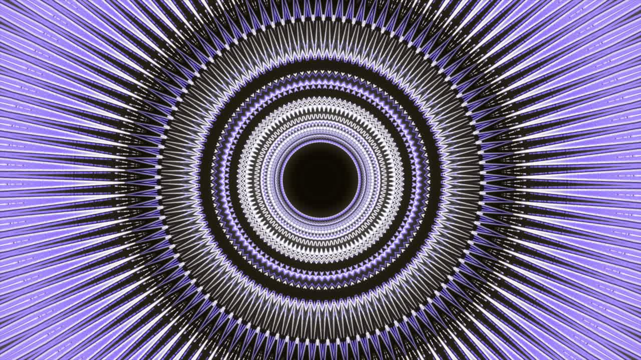 Abstract Kaleidoscope Tunnel Visuals
