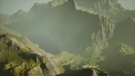foggy mountains