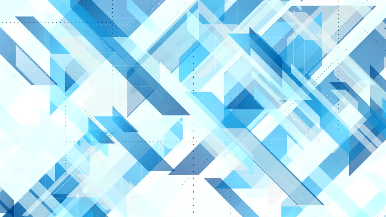 밝은 파란색 기술 기하학적 추상 운동 배경