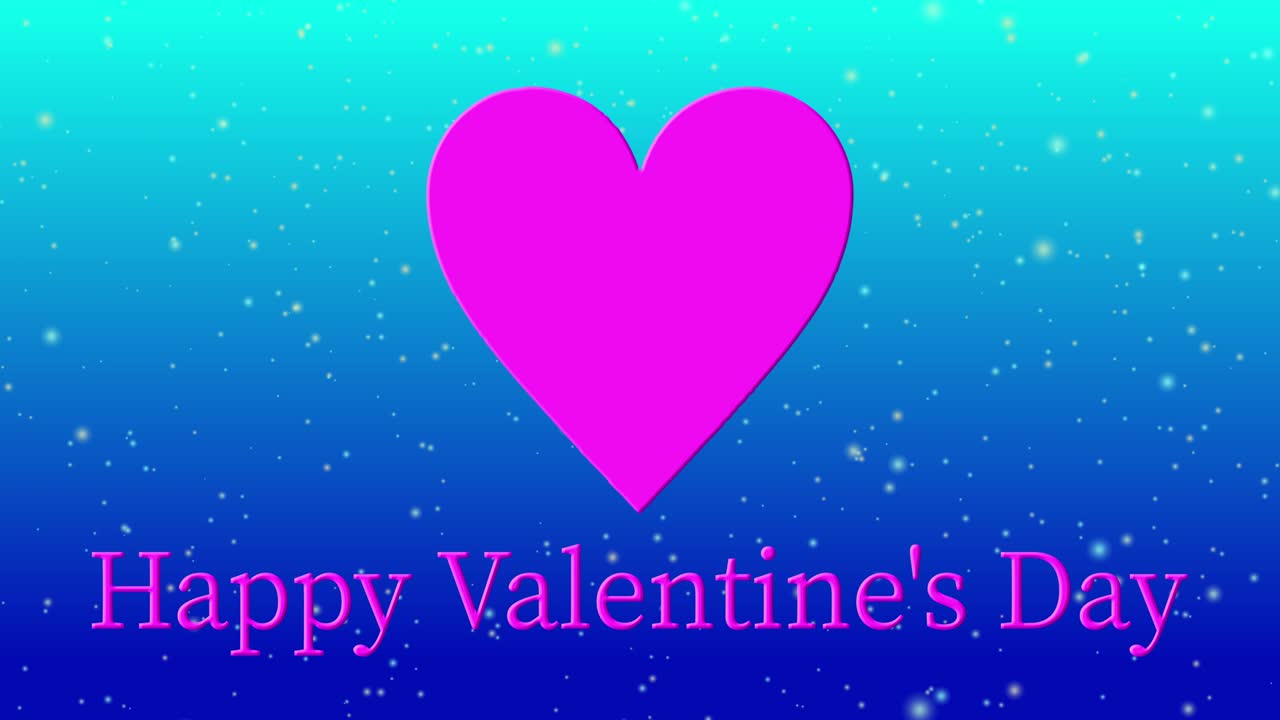 mensaje de valentín texto animación gráficos de movimiento