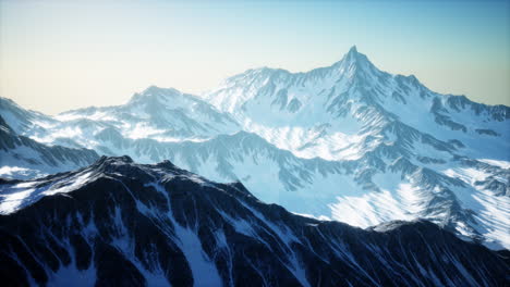 los alpes desde el pico de titlis