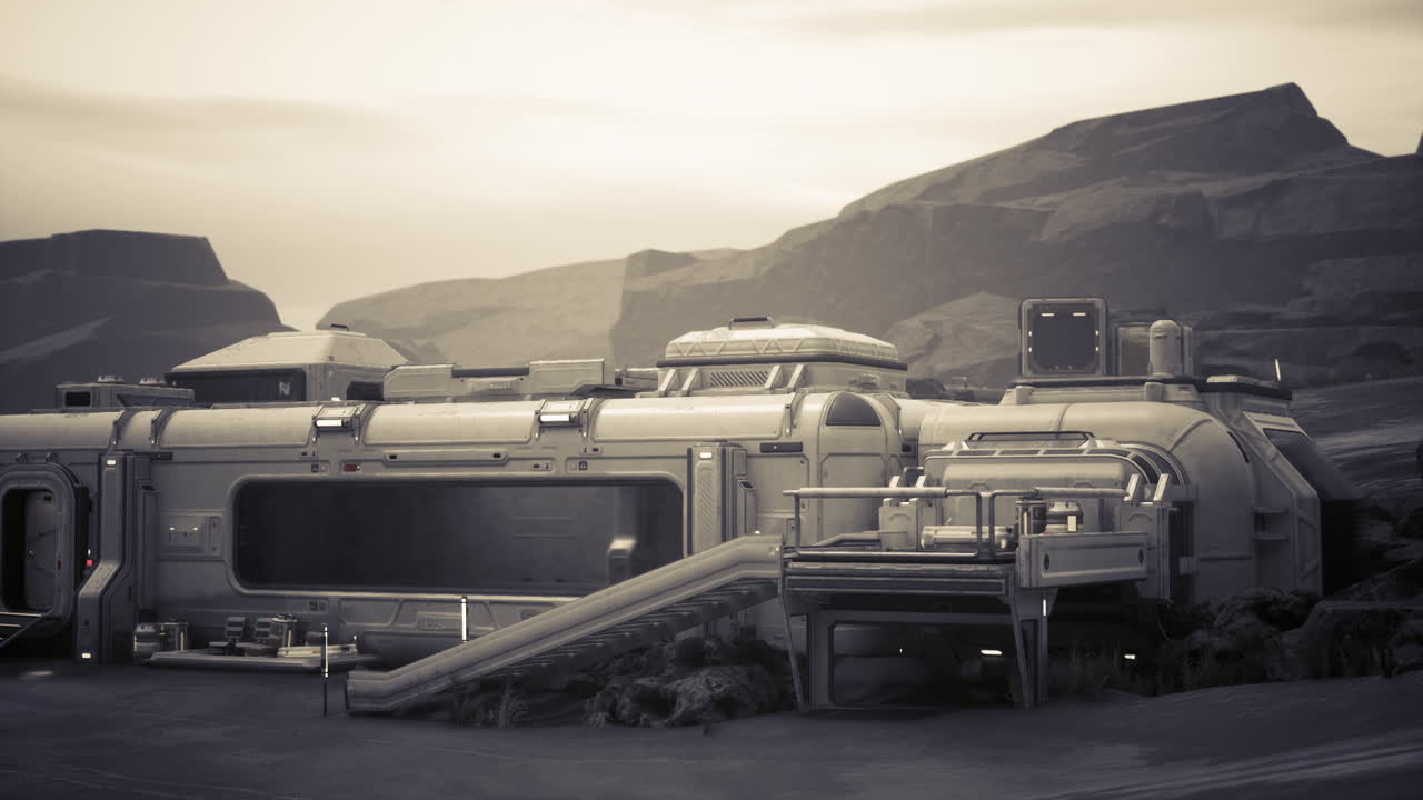 화성의 외계인 기지