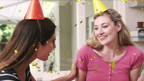 mujeres celebrando una fiesta de cumpleaños