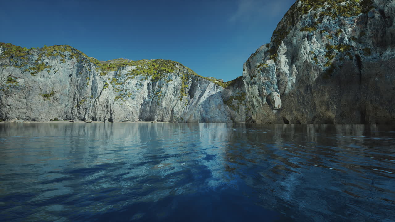 바다 와 바위 가 있는 해안선