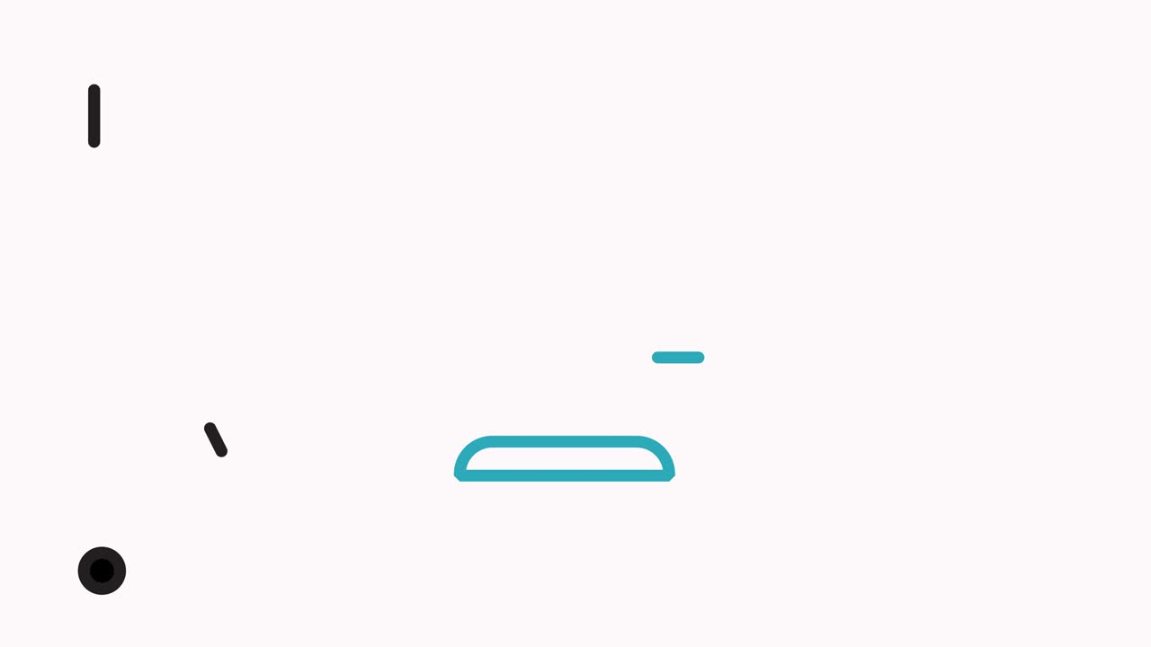 investigación biomédica animación de icono de línea plana con alfa