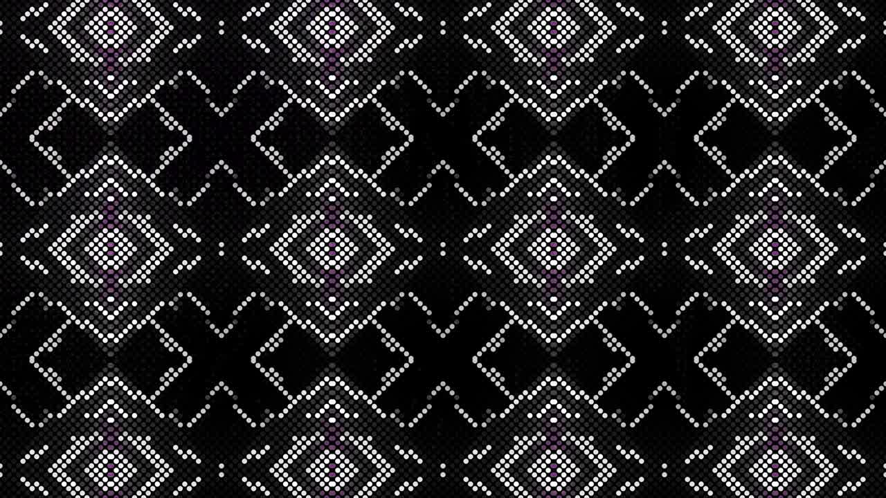 kaleidoscopio en movimiento. gráficos en movimiento de 4k