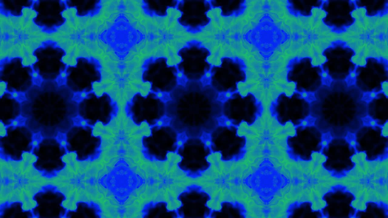 Effetto caleidoscopio a strisce astratte. Sfondo animato astratto aziendale con onde liquide blu. Loop continuo. Contorno di forme in movimento. Strisce ondulate. Animazione video VJ, 4K.