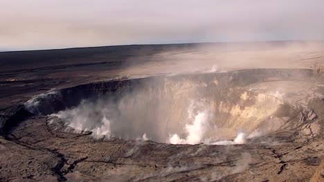 aerials over the active erupting k_lauea volcano hawaii 2018