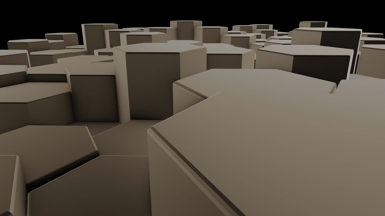 추상적인 금 금자리 육각형 배경 (loopable) 주식 비디오