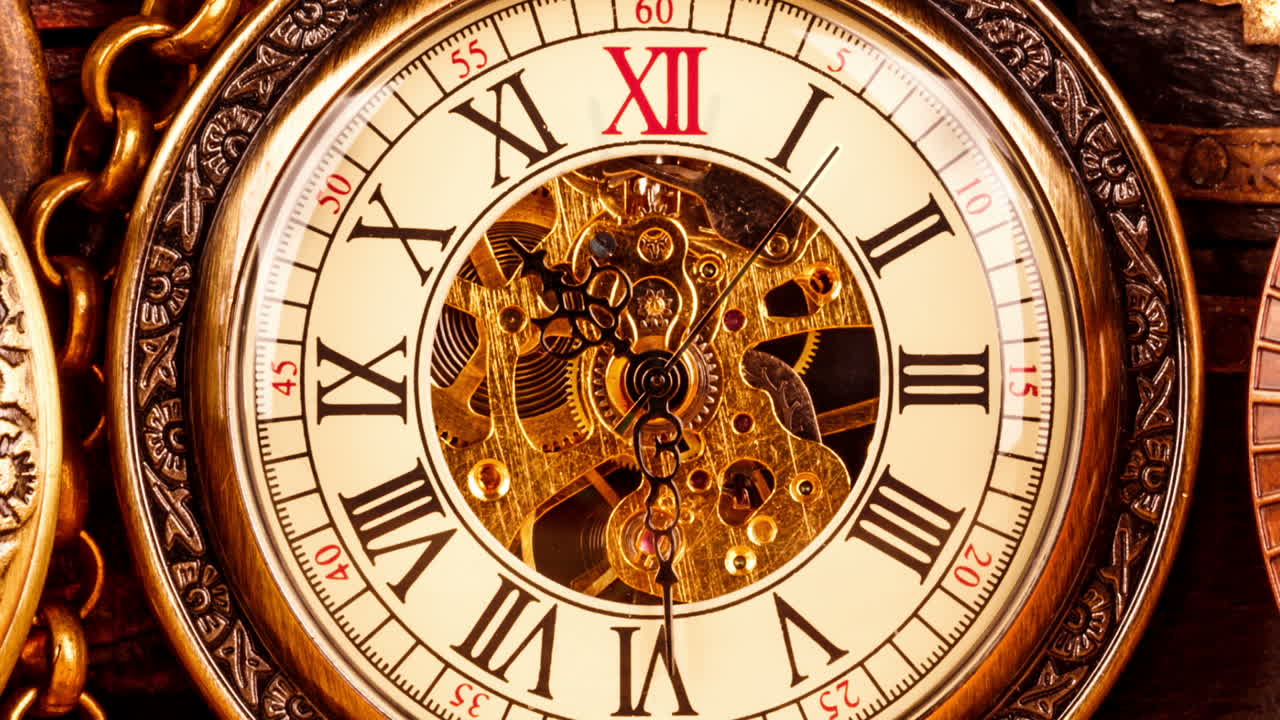 reloj de bolsillo antiguo de época