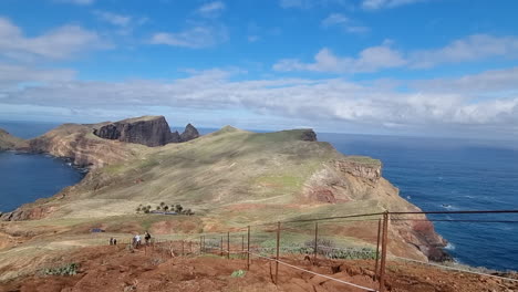 General-shot-of-the-beautiful-place-called-Punta-de-San-Lorenzo-on-the-island-of-Madeira-and-on-a-sunny-day